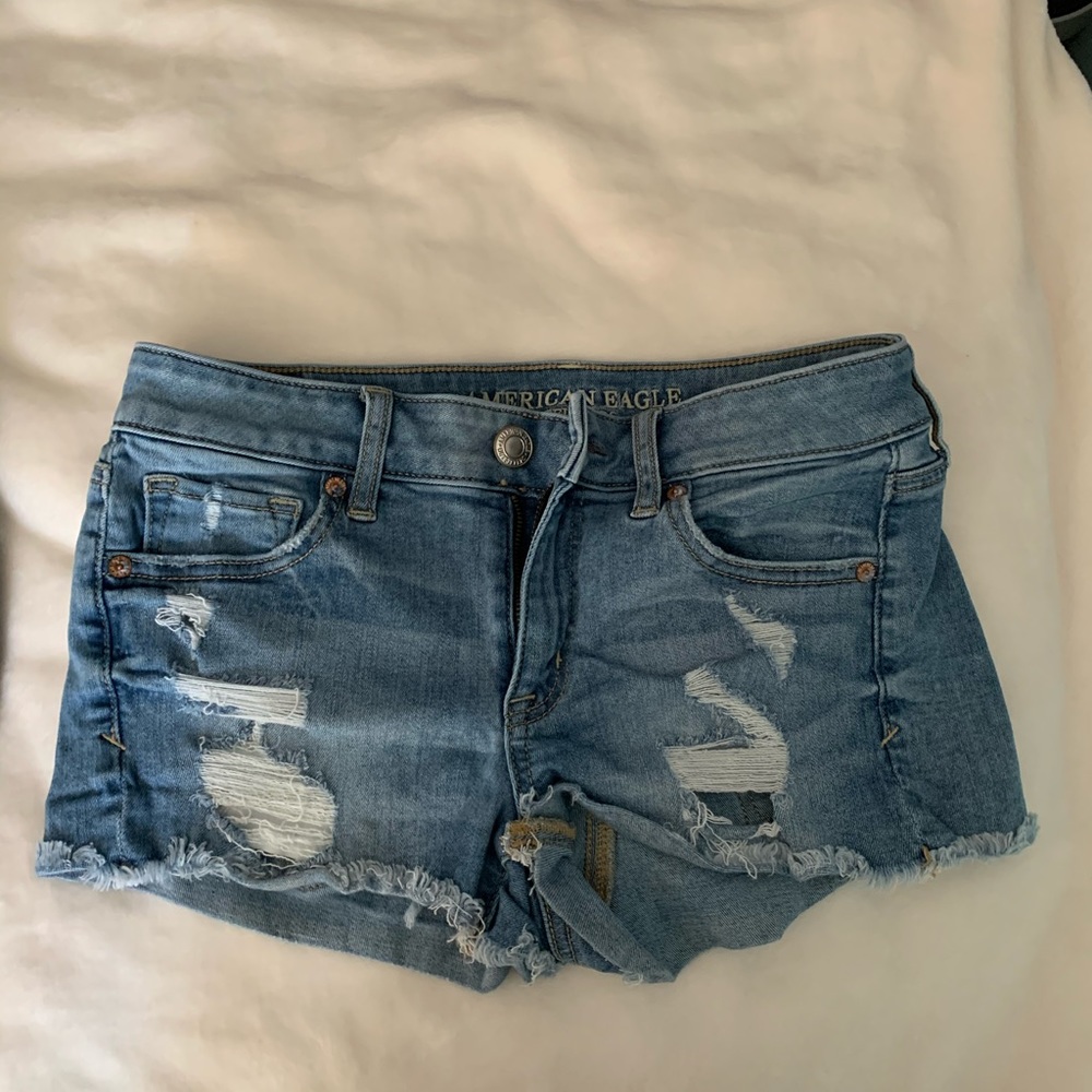 american eagle jean shorts